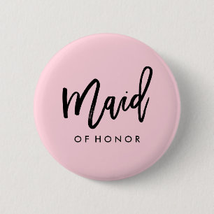 Modern brudens sidamaid of honor knapp