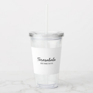 Modern Brudtärna Minimalistisk Skriptdesign Take Away Mugg
