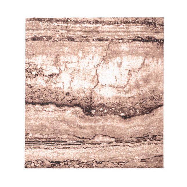 Modern brunbeige sepia-bränd granit av orange anteckningsblock (Framsida)
