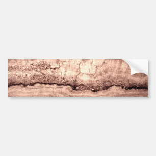 Modern brunbeige sepia-bränd granit av orange bildekal