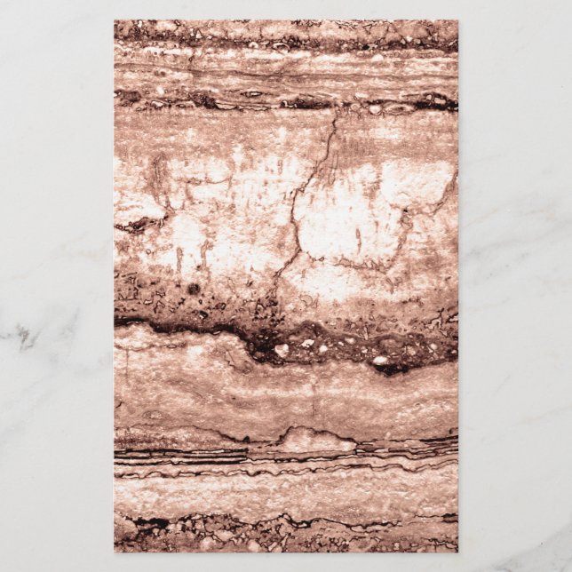 Modern brunbeige sepia-bränd granit av orange brevpapper (Framsida)