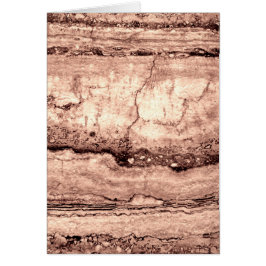 Modern brunbeige sepia-bränd granit av orange hälsningskort