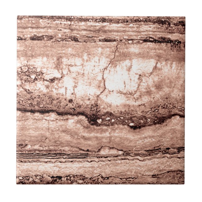 Modern brunbeige sepia-bränd granit av orange kakelplatta (Framsidan)