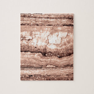 Modern brunbeige sepia-bränd granit av orange pussel
