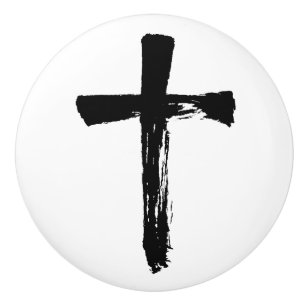 Modern Brush Kor - Christian Artistic Crucifix C Knopp