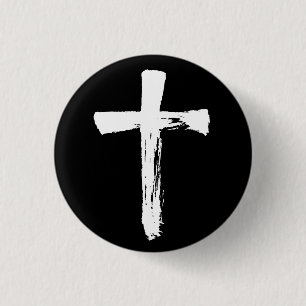 Modern Brush Kor Christian Jesus Crucifix Knapp