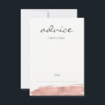 Modern Brushstroke Bröllop-kort för Guld i Ro Rådkort<br><div class="desc">En faux-simulerad utformning av borstpenseln för ro guld. Anpassa anpassningsbarna ovan. Du hittar ytterligare samordningsobjekt i vår samling "Modern Ro Guld Brushstroke Bröllop".</div>