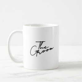 Modern bryllopsklädsel för brudgum T-Shirt Kaffemugg