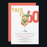 Modern bubbelkorall 60 Födelsedagsfest inbjudan<br><div class="desc">Roligt Modern Bubble Coral Drink 60:e Födelsedagsfest inbjudan Vilken roligt för att fira någon speciell!</div>