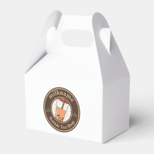 Modern Bubble Tea mjölkbutik Café Cafe personalnam Presentaskar