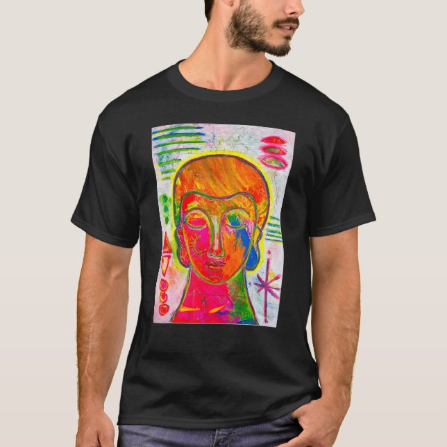 Modern Buddha T Shirt (Framsida)
