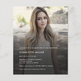 Modern budgetfoto Firande av livets inbjudan