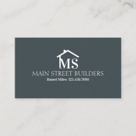 Modern Builder-byggkort Visitkort