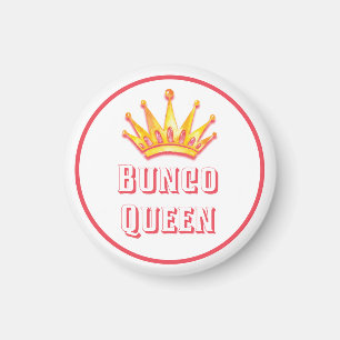 Modern Bunco Queen Krona Watercolor Magnet