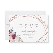 Modern Burgundisk Blommig Geometrisk Elfenben Midd