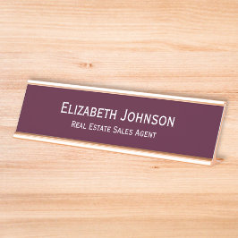 Modern Burgundy Professionell Business Office