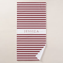 Modern Burgundy Rand Mönster