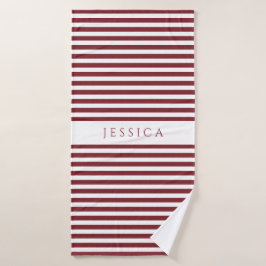 Modern Burgundy Rand Mönster