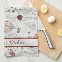 Modern Burgundy Wildblommor | Elegant Boho Blommig