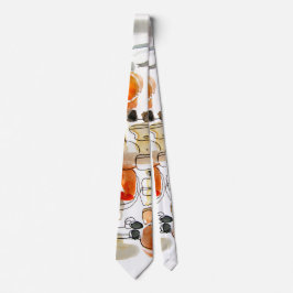 Modern Business Abstrac Mönster Watercol Orange Slips