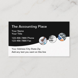 Modern Business Accountants Business Card-mall Visitkort