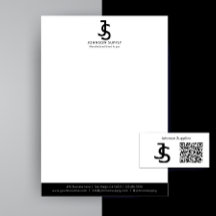 Modern Business Anpassningsbar Company Monogram-Lo