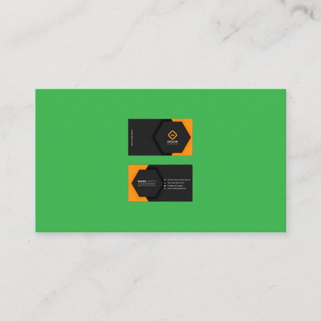 Modern business cards visitkort (Framsida)