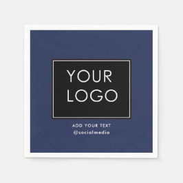 Modern Business Corporate Logotyp Blue Pappersservett