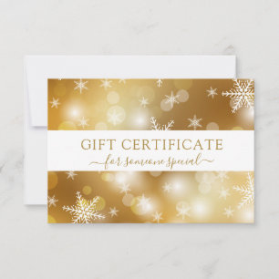 MODERN BUSINESS CRISTMAS CERTIFIKAT-gåva till dig