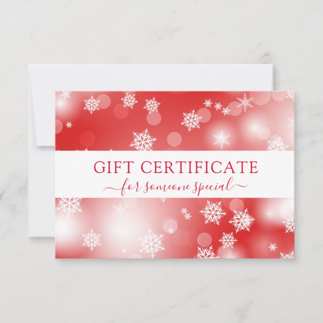 MODERN BUSINESS CRISTMAS CERTIFIKAT-gåva till dig (Framsida)