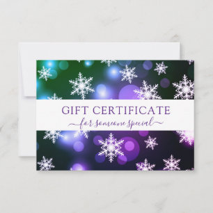 MODERN BUSINESS CRISTMAS CERTIFIKAT-gåva till dig