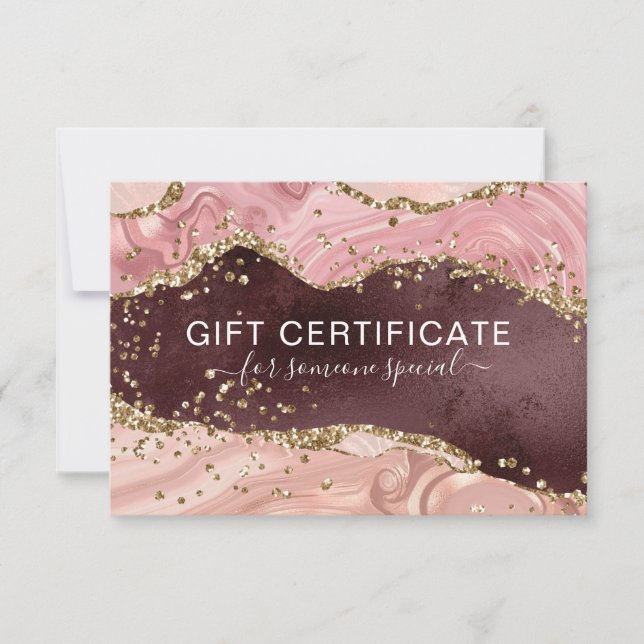 MODERN BUSINESS GLITTER CERTIFIKAT (Framsida)
