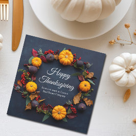 Modern Business Happy thanksgiving Pumpkin Wandan Julkort
