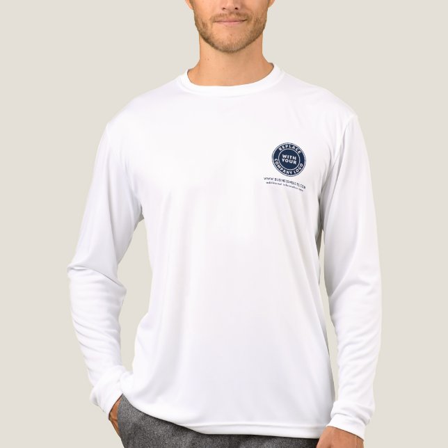 Modern Business Logo and Website Events Custom T Shirt (Framsida)