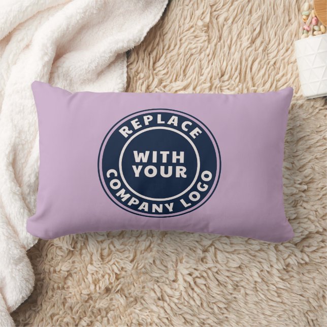 Modern Business Logo Corporate Events Custom Lumbarkudde (Filt)