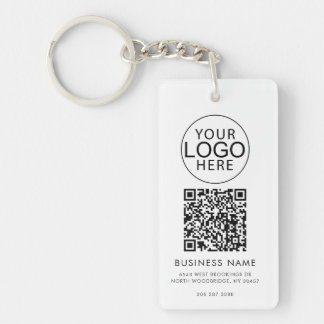 Modern Business Logo Corporate QR Code Custom
