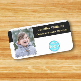 Modern Business Logotyp Corporate Executive ID Fot Namnbricka