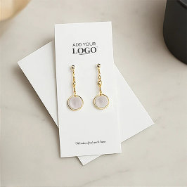 Modern Business Logotyp Juelry Earring Visning Car