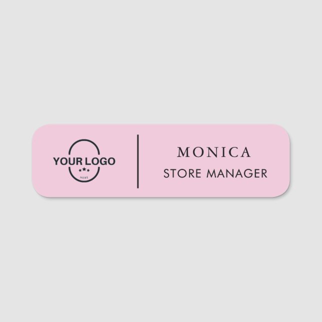 Modern Business Logotyp Namn bricka Namnbricka (Framsida)