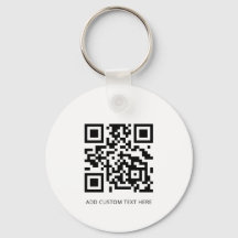 Modern Business Logotyp QR Code White
