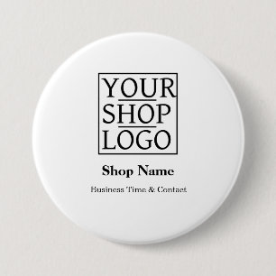 Modern Business Shop-minimalistisk vit Knapp