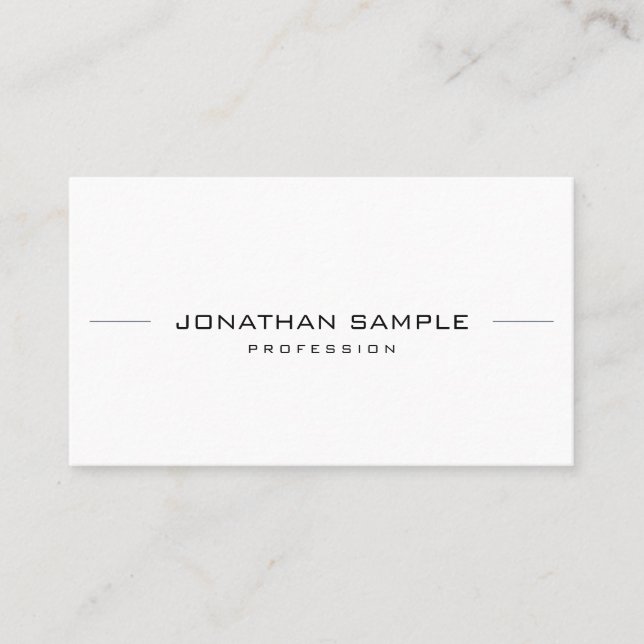 Modern BusinessCard-Professionell för Elegant Enke Visitkort (Framsida)
