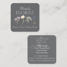 Modern Butik Blomsterbutik Branding Fyrkantig