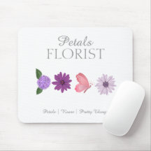 Modern Butik Blomsterbutik Branding Kontor