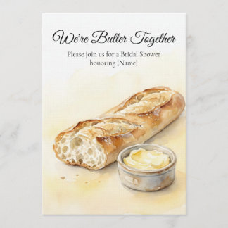 Modern Butter Gul & Vit Minimalistisk Bröllop  Inbjudningar