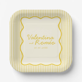 Modern Butter Gult Bröllop