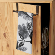 Modern Butterfly Blommigt Noir