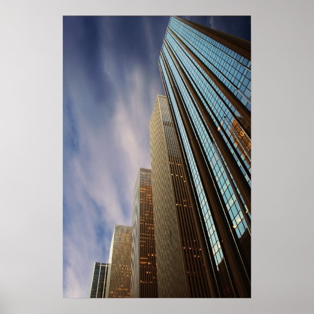 Modern byggnad poster, New York Poster (Framsidan)