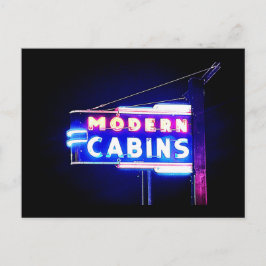 Modern Cabins-Rt. 66 Neon Park, St. Robert, MO Helg Vykort