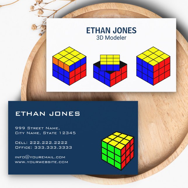 Modern CAD-designer | Animator | 3D-modell Visitkort (Skapare uppladdad)